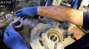 как заменить передние ступичные подшипники ... киа опт?