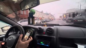 Автозвук по городу. Реакция людей на громкую Лада Granta