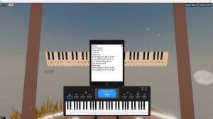 Тёмная ночь | «Dark is the Night» | Roblox Piano