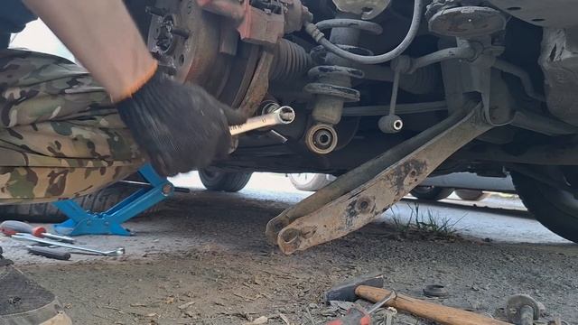 Замена плавающих сайлентблоков Toyota Altezza