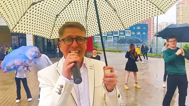 Флешмоб *Веселая Зарядка* - в Школе 2048 (Москва)