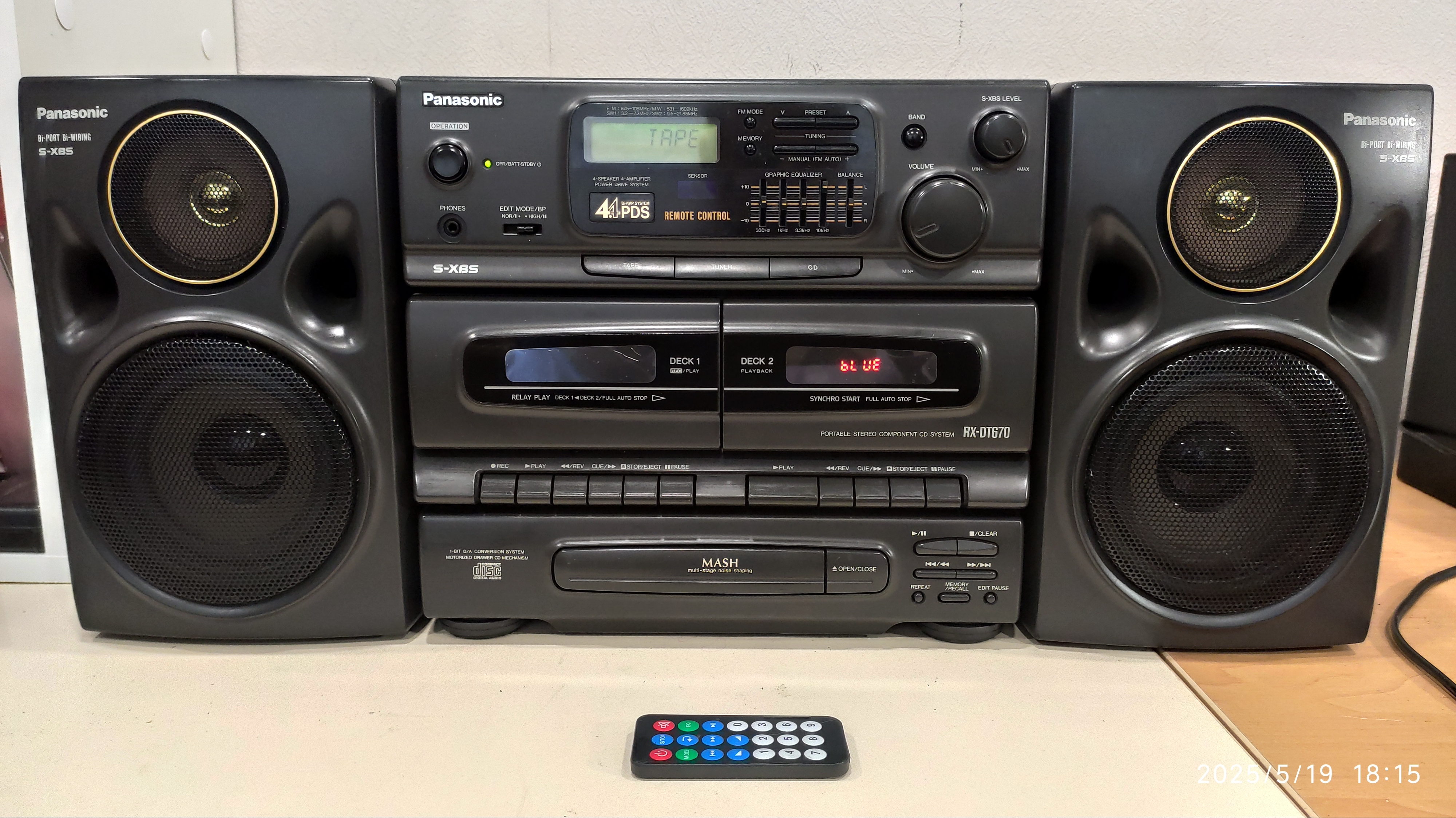 Panasonic rx dt670 c Bluetooth/Usb/Microsd/Fm/Aux модулем и Li-ion аккумуляторами смотреть онлайн