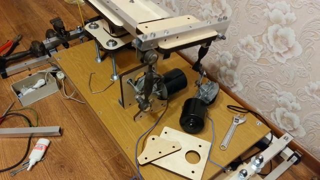 Сборка 2DOF платформа часть 1