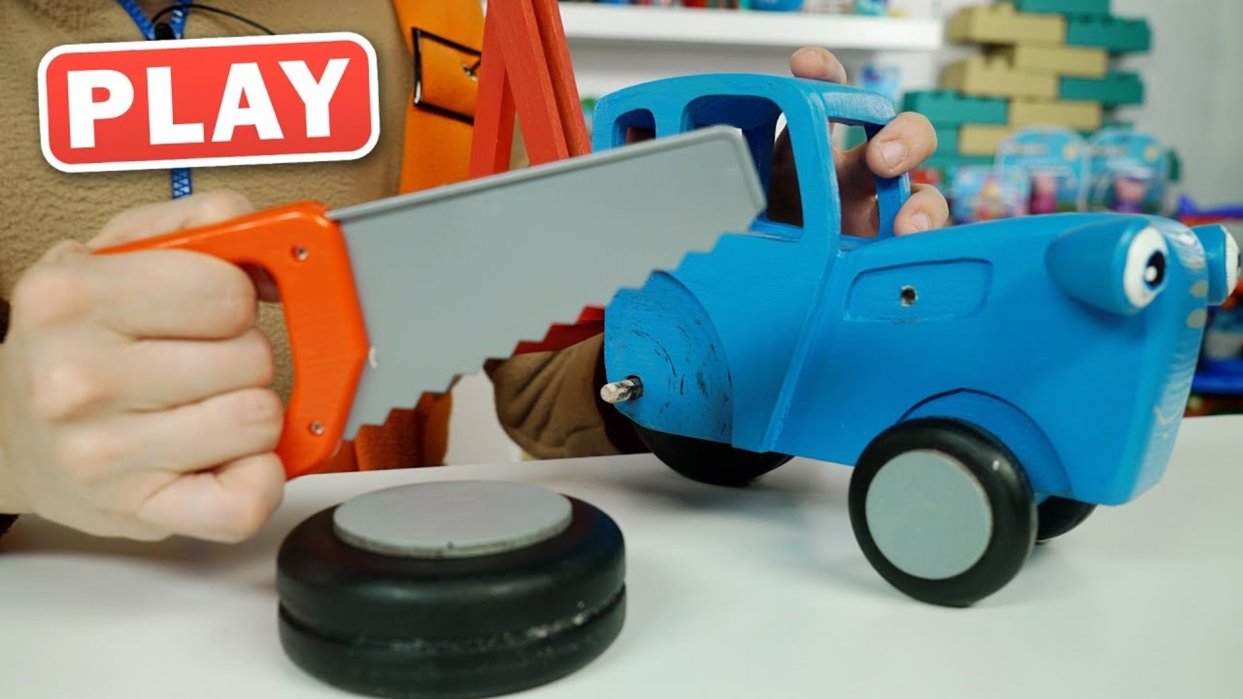 Как мы чинили Синий трактор - Поиграйка с Пило смотреть онлайн