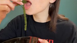 Мукбанг/Морской виноград/ASMR/Mukbang/Sea grapes