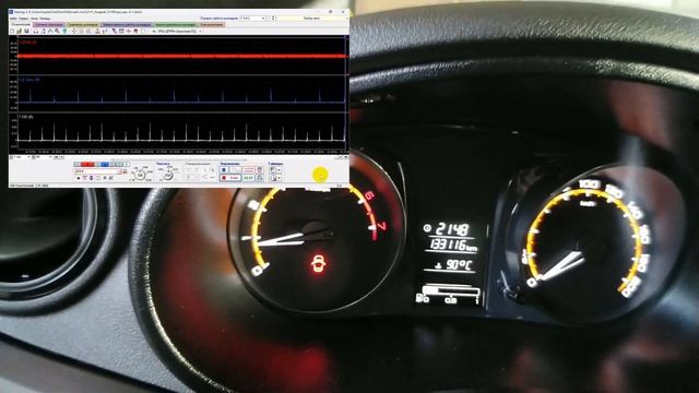 Лада Гранта с двигателем 11182. Пропуски воспламенения / смотреть онлайн