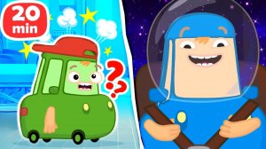 Машинки пробуют новые профессии и отправляются в поход! Приключения Автосемейки Вилзи