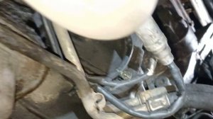 Снятие стартера Опель Омега Б 3л бензин