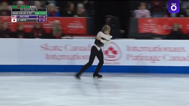 Илья Малинин | Произвольная программа на Гран-при Skate Ca смотреть онлайн