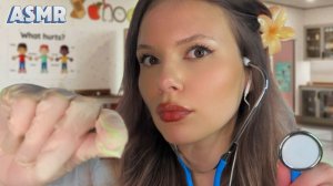 АСМР Школьная медсестра найдет твои мурашки • Медицинский осмотр 👩🏼⚕️🩺
