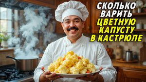 Сколько варить цветную капусту в кастрюле