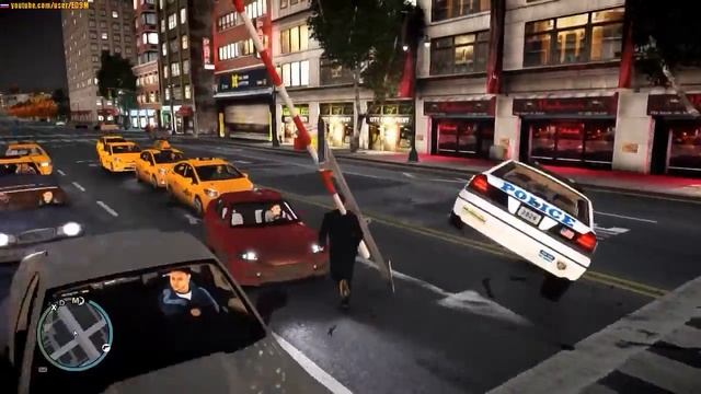 GTA 4 - Приколы с трейнером смотреть онлайн