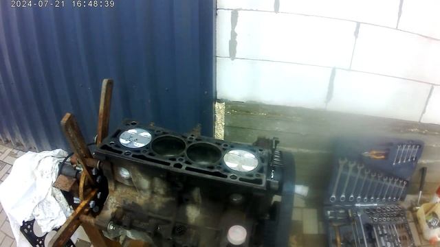 Рено. Из K4J 1,4 делаю K4M 1,6 смотреть онлайн