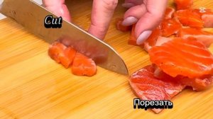 СОЧНЫЙ САЛАТ ИЗ РУККОЛЫ И КРАСНОЙ РЫБЫ. ИДЕАЛЬНОЕ СОЧИ