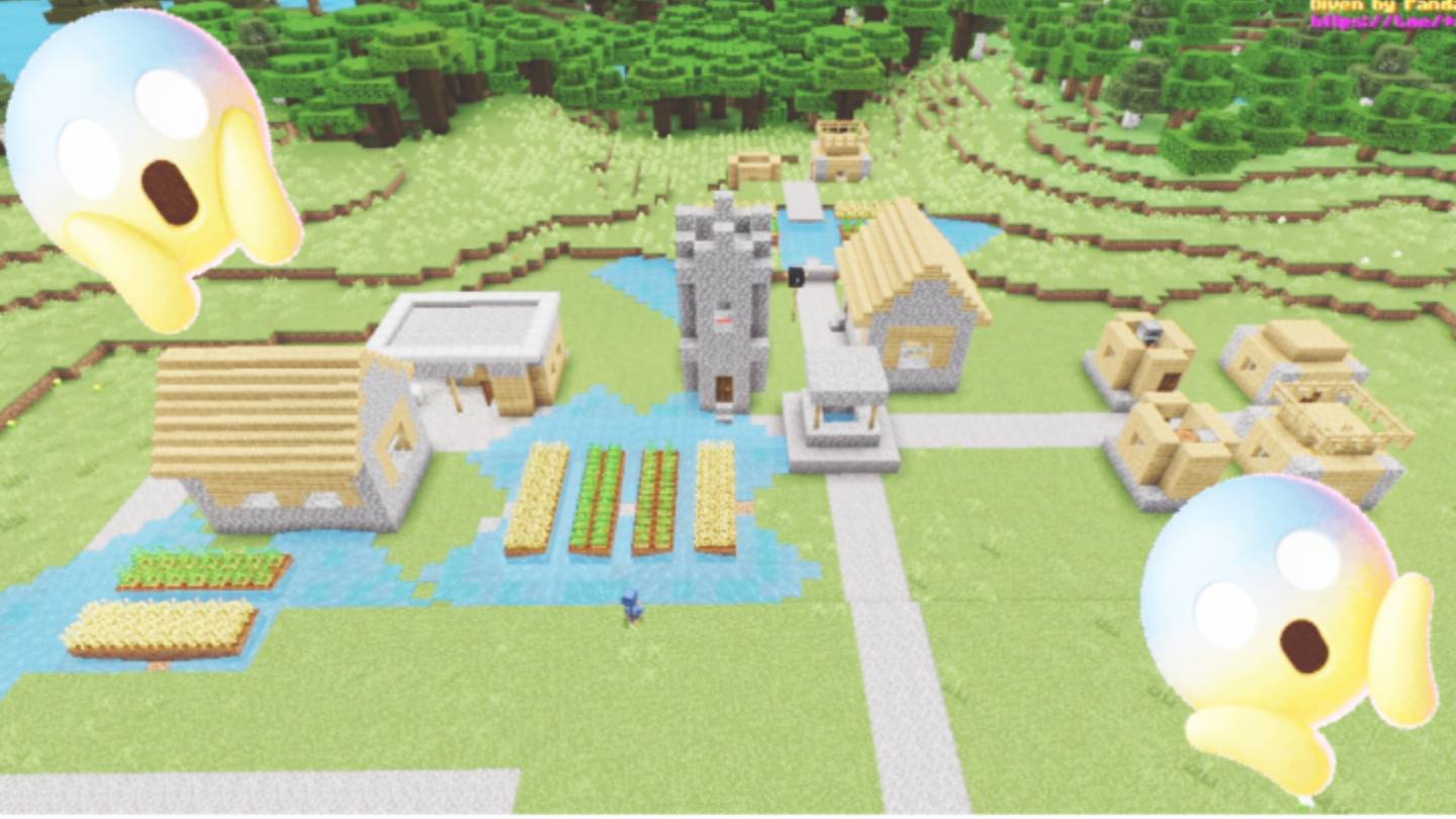 У нас в деревне пропало всё дерево в minecraft | ДимА4 minecraft!