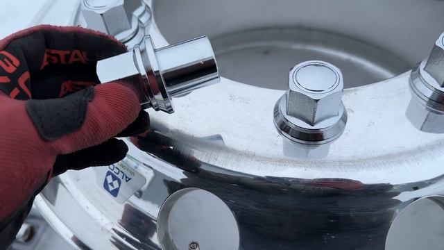 Гайка колёсная М22х1.5, с вращающейся шайбой для алюмини смотреть онлайн