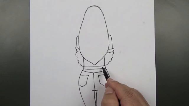 Лёгкий рисунок девушки: как поэтапно нарисовать девушку со спины простым способом — простые рисунки смотреть онлайн
