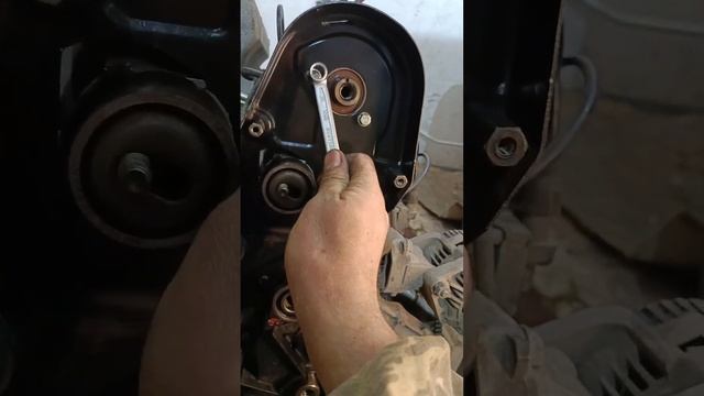 протяжка проводки F3r в москвич 2141.замена грм .день 4й