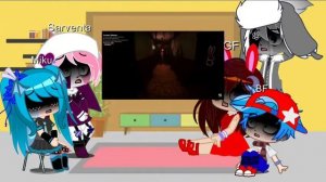 Реакция персонажей из ФНФ на Малыша в жёлтом [3 часть💓]