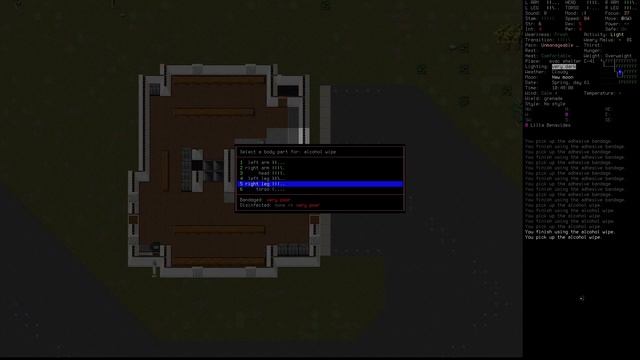 Обучение "Cataclysm: Dark Days Ahead" № 01 - Управление в игре смотреть онлайн