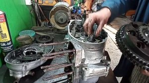 Разборка двигателя ИЖ Юпитер 6 ,,водянка,,