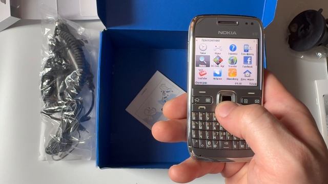 NOKIA E72. NEW. Unboxing. Review. Обзор и распаковка. Как выглядит но?