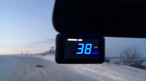 Видеорегистратор X-CAN City GPS. Яркость экрана ночью.