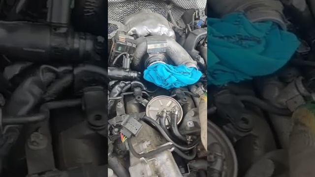 Mercedes OM 642 замена топливной обратки. смотреть онлайн