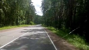 Вид из лобового стекла автобуса Лиаз 5292.