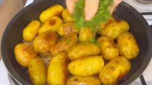 Как вкусно пожарить молодую картошку! Жареная картошк