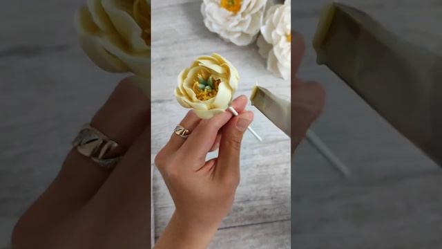 Пион из шоколада в кремовой технике. Это не крем! Это о? смотреть онлайн