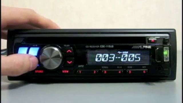 Автомагнитола Alpine CDE-110UB смотреть онлайн