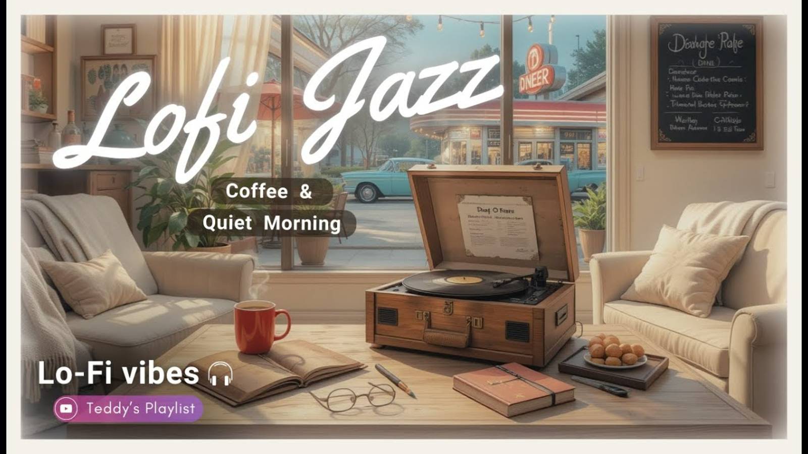 Уютный Лоуфай Виниловый Лаунж | Чилл-биты для учёбы в ретро-утро