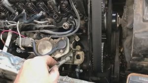 Ниссан Ларго дизель выставляем метки грм и пробуем завести мотор