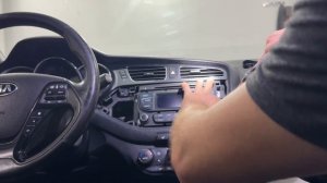 Как снять магнитолу Kia Ceed 2 Jd