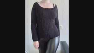 Вязаная кофта спицами. Кофта спицами 46 размера.