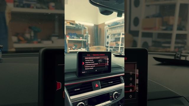 Audi A4 B9 установка Ambient Light подсветка салона VAG Центр Симф