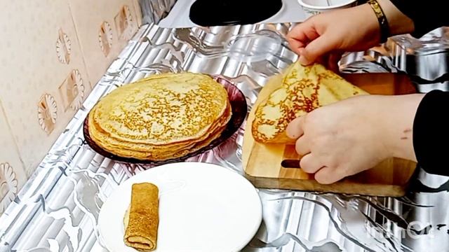 тарзи тайёр кардани блинчик✨распаковка✨картошка✨ смотреть онлайн