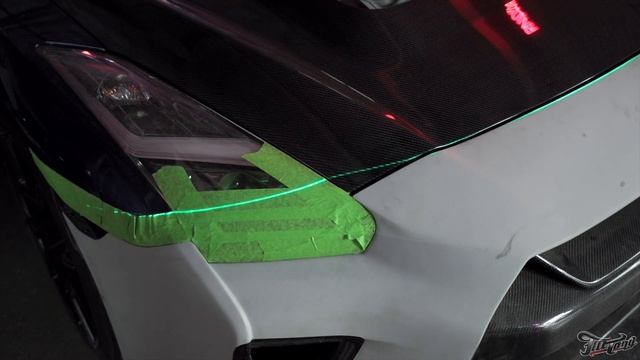 ПОДГОНКА, УСТАНОВКА И ОКРАС ОБВЕСА НА NISSAN GT-R смотреть онлайн