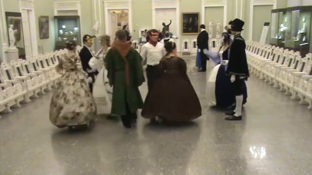 Бал. Омск. Галианта. Исторические бальные танцы. Кадри? смотреть онлайн