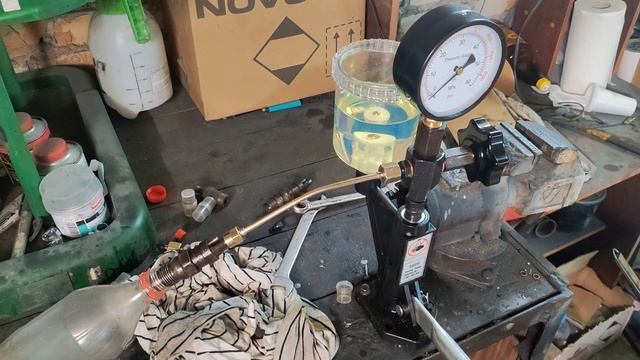 Стенд для проверки и регулировки дизельных форсунок смотреть онлайн