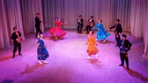 Старинная городская кадриль, ансамбль танца «Кудринка