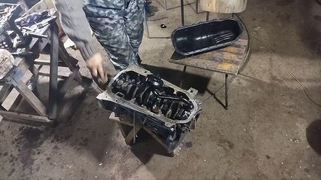 Ауди, капиталка двигателя. смотреть онлайн