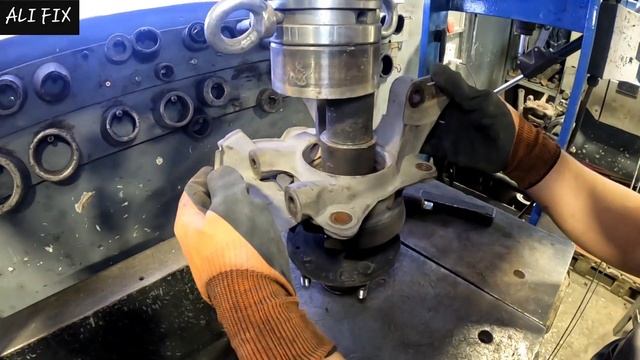 замена подшипника переднего колеса ... hyundai tucson 2004-2009 (к? смотреть онлайн