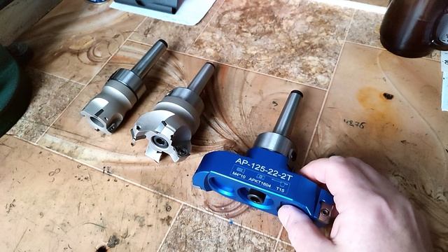 Фреза (фрезерная головка) AP 400R_D125-22-2T. Тест работы смотреть онлайн