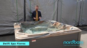 Краткий видеообзор гидромассажного спа-бассейна Delfi Spa Flores
