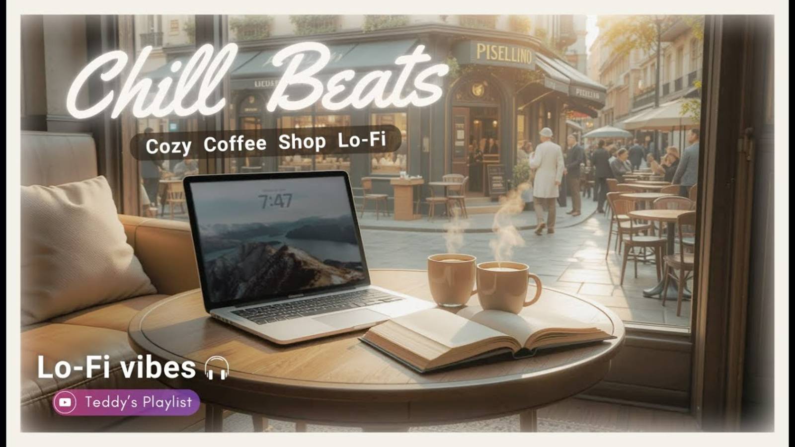 Уютный Лоуфай в Кофейне | Чилл-биты для учёбы, работы и отдыха ☕