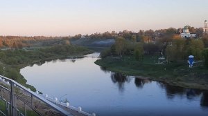 Ржев. Два берега Волги -"молодицы". Набережная Волги. Память о войне.