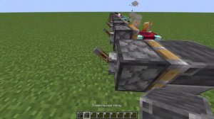 Какие блоки не может сдвинуть поршень/Minecraft