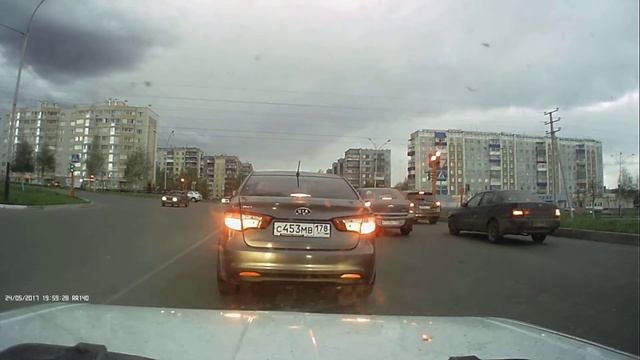 Пример съёмки  видеорегистратора PRESTIGIO RoadRunner 140